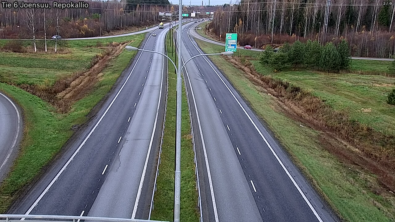 Kelikamerat Kuva Tie 6 Joensuu, Repokallio, Joensuu, Pohjois-Karjala