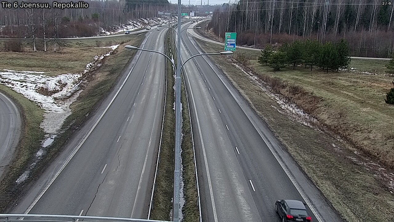 Weather Camera Image Road 6 Joensuu, Repokallio, Joensuu, Pohjois-Karjala