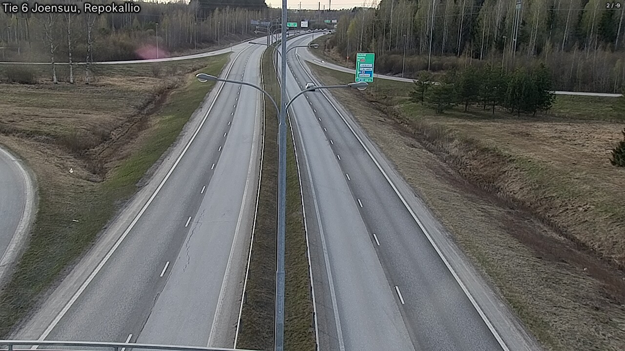 Kelikamerat Kuva Tie 6 Joensuu, Repokallio, Joensuu, Pohjois-Karjala