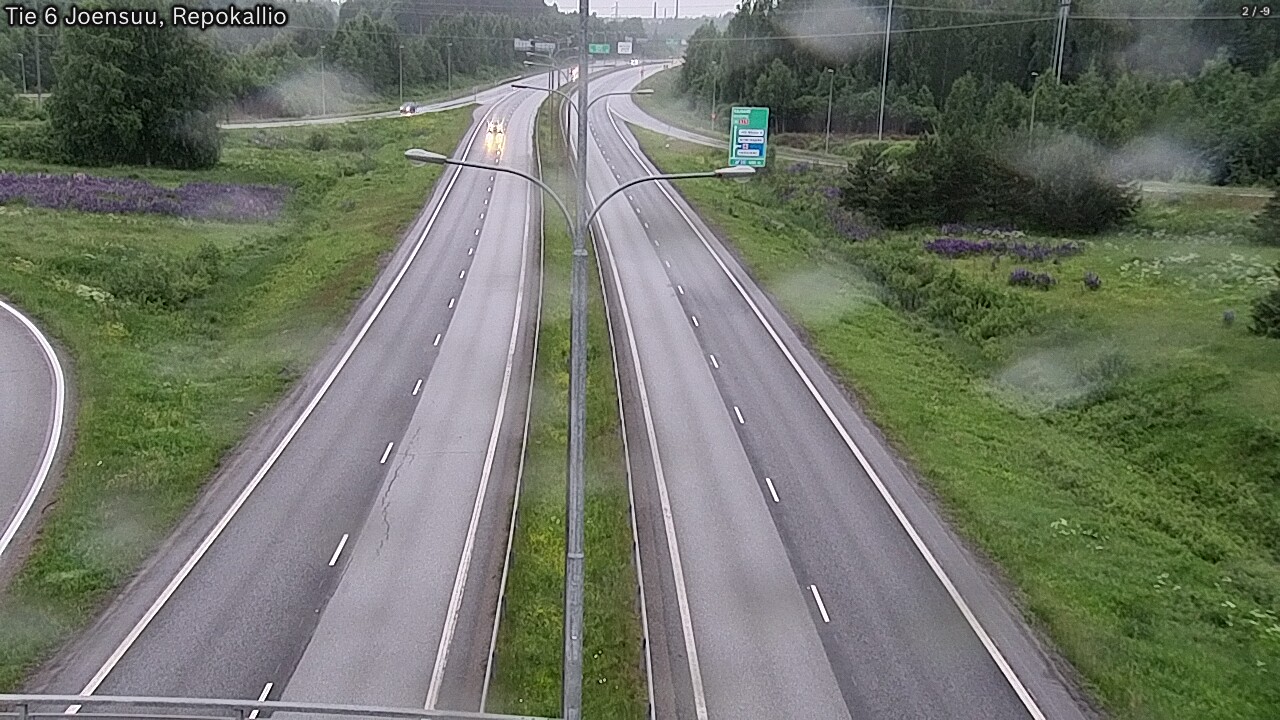 Kelikamerat Kuva Tie 6 Joensuu, Repokallio, Joensuu, Pohjois-Karjala