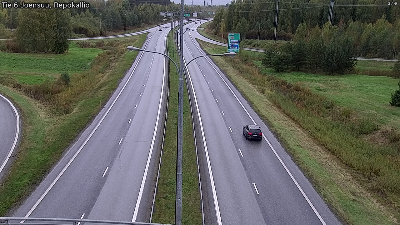 Kelikamerat Kuva Tie 6 Joensuu, Repokallio, Joensuu, Pohjois-Karjala