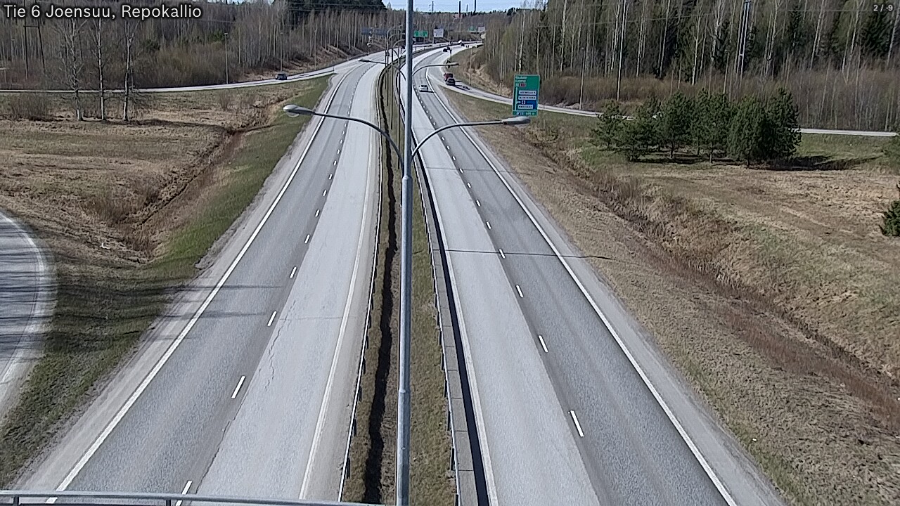 Kelikamerat Kuva Tie 6 Joensuu, Repokallio, Joensuu, Pohjois-Karjala