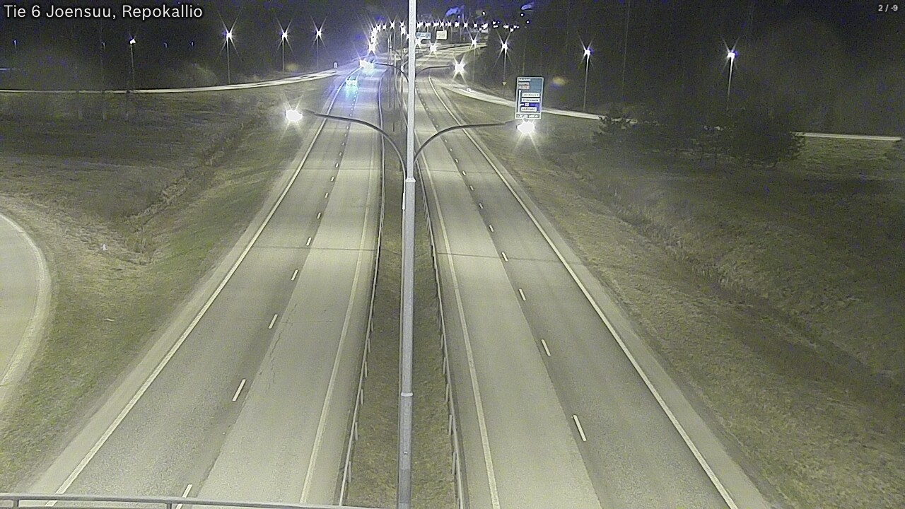 Weather Camera Image Väg 6 Joensuu, Repokallio, Joensuu, Pohjois-Karjala