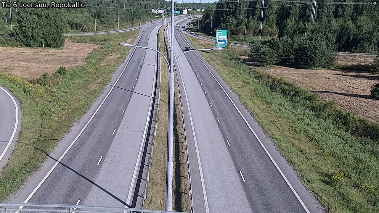 Kelikamerat Kuva Tie 6 Joensuu, Repokallio, Joensuu, Pohjois-Karjala