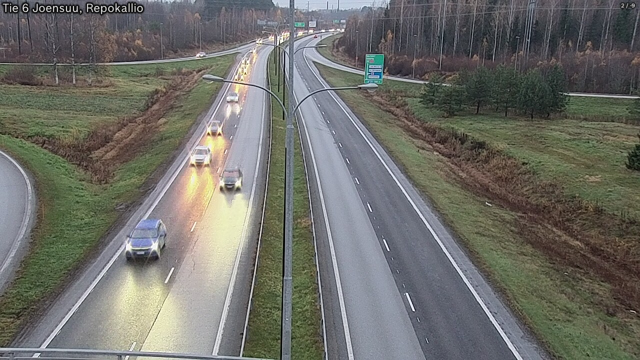 Kelikamerat Kuva Tie 6 Joensuu, Repokallio, Joensuu, Pohjois-Karjala