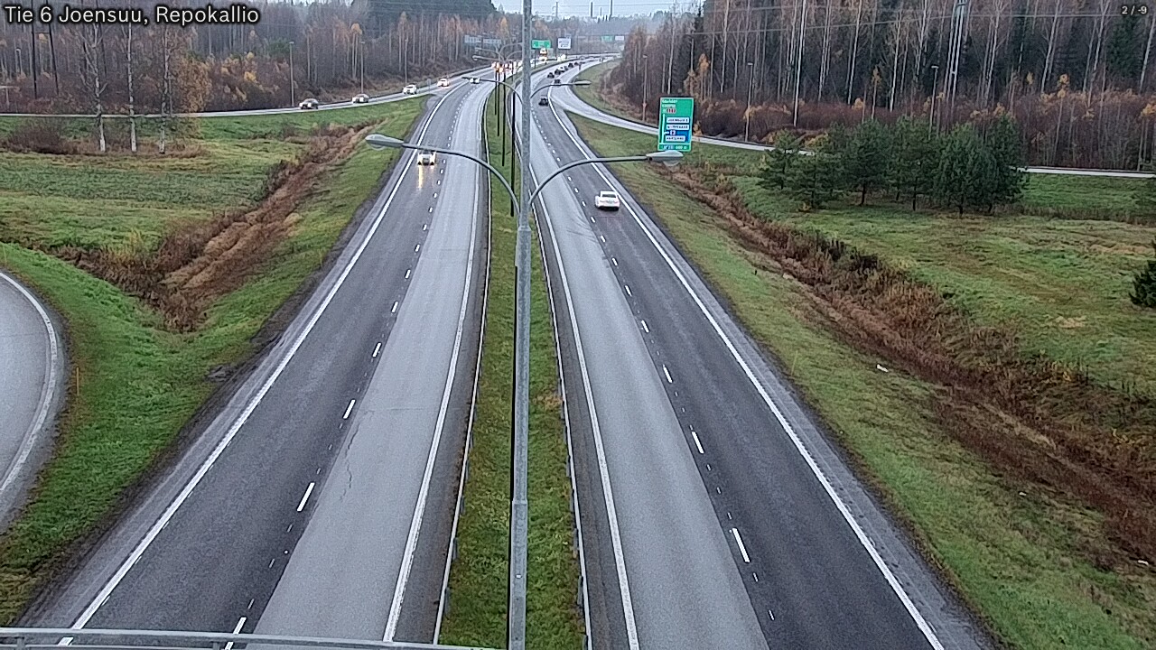 Kelikamerat Kuva Tie 6 Joensuu, Repokallio, Joensuu, Pohjois-Karjala