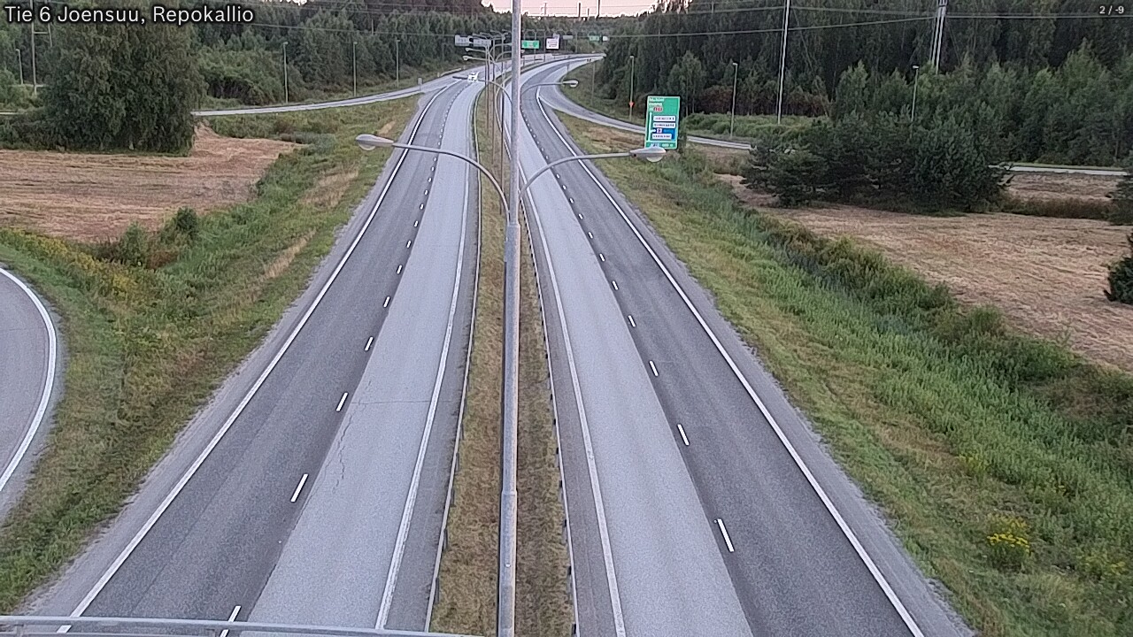 Kelikamerat Kuva Tie 6 Joensuu, Repokallio, Joensuu, Pohjois-Karjala