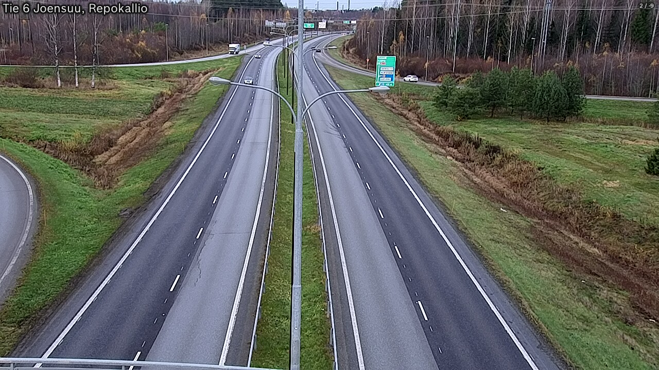 Kelikamerat Kuva Tie 6 Joensuu, Repokallio, Joensuu, Pohjois-Karjala