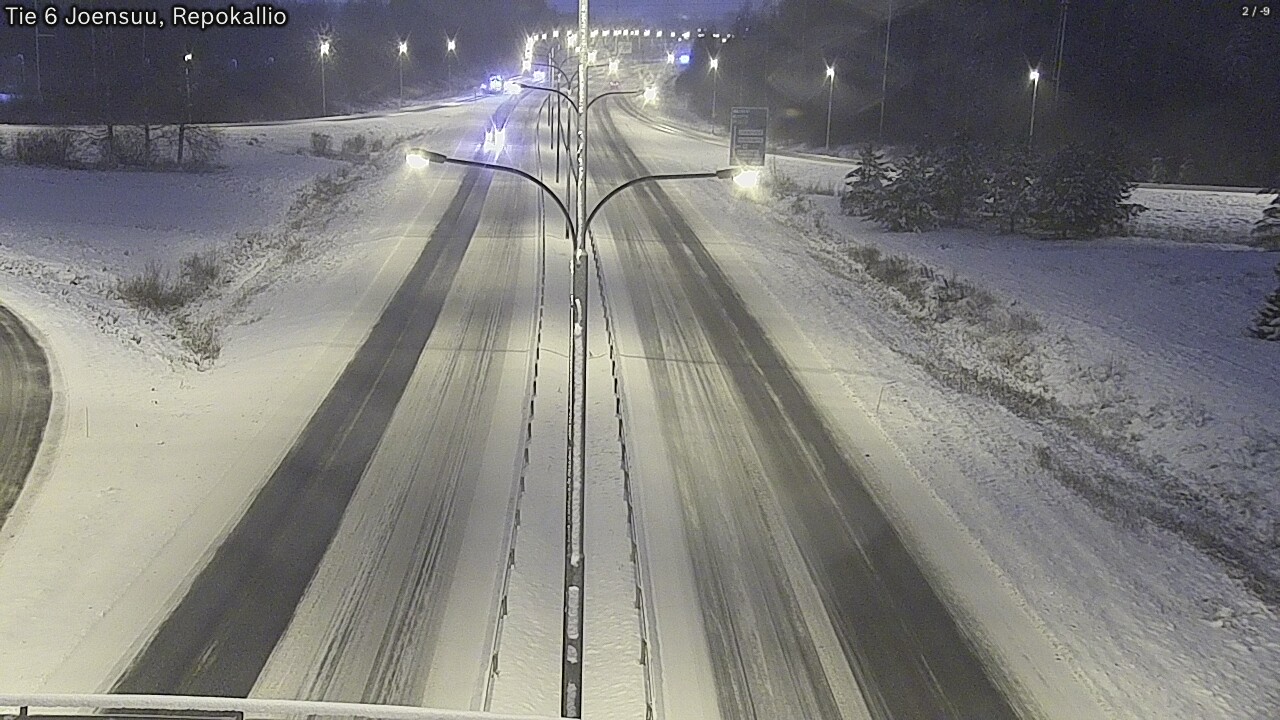 Weather Camera Image Väg 6 Joensuu, Repokallio, Joensuu, Pohjois-Karjala