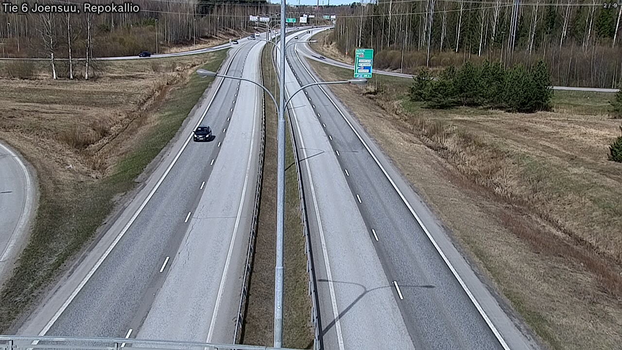 Kelikamerat Kuva Tie 6 Joensuu, Repokallio, Joensuu, Pohjois-Karjala