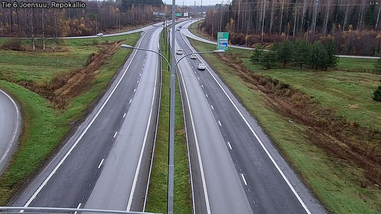 Kelikamerat Kuva Tie 6 Joensuu, Repokallio, Joensuu, Pohjois-Karjala