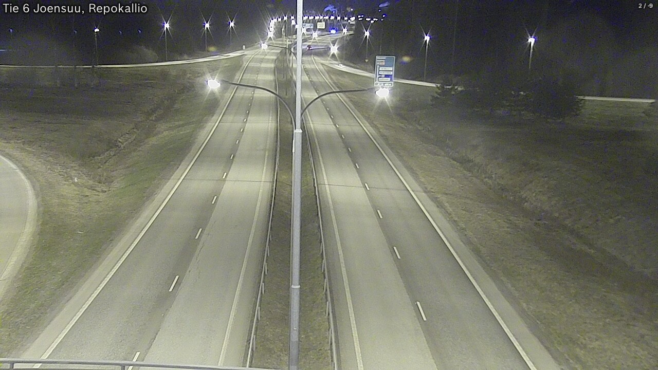 Weather Camera Image Väg 6 Joensuu, Repokallio, Joensuu, Pohjois-Karjala