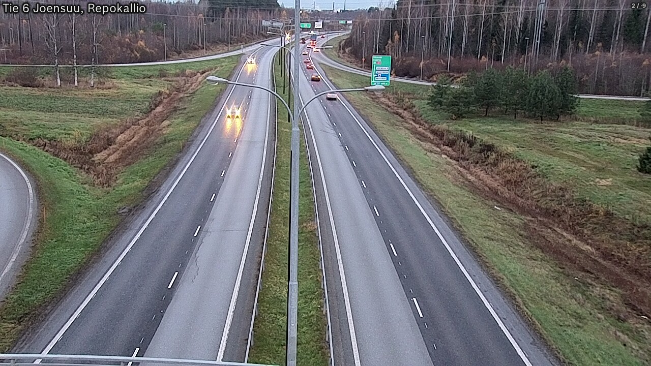 Kelikamerat Kuva Tie 6 Joensuu, Repokallio, Joensuu, Pohjois-Karjala