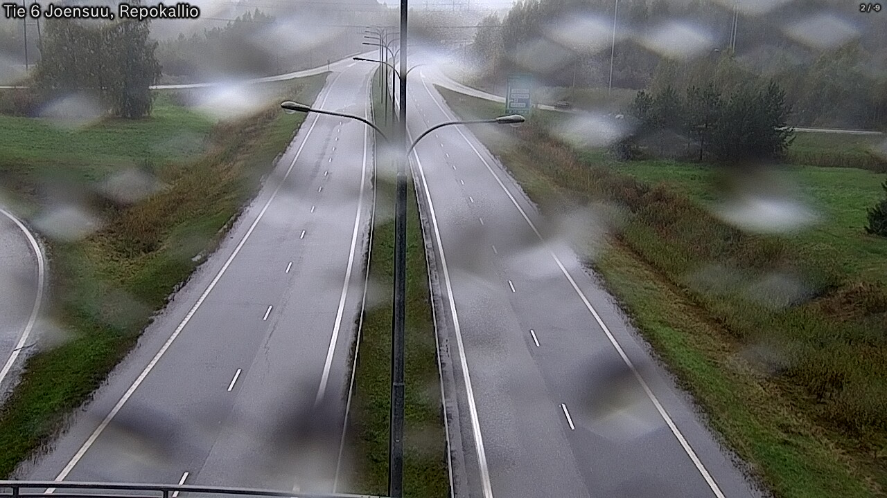 Weather Camera Image Road 6 Joensuu, Repokallio, Joensuu, Pohjois-Karjala
