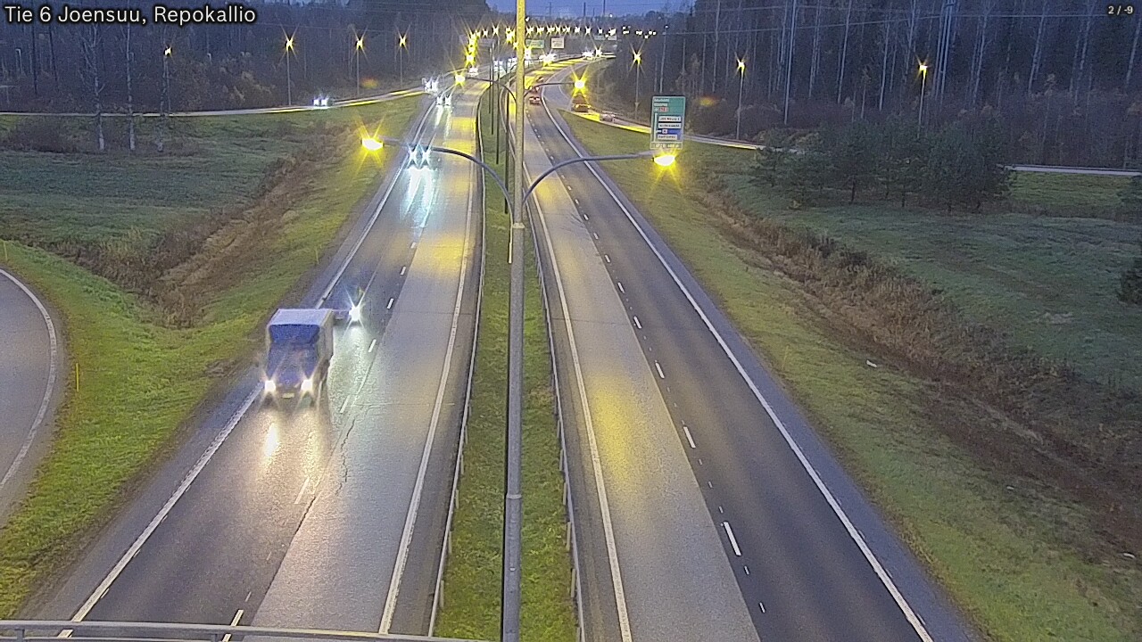 Kelikamerat Kuva Tie 6 Joensuu, Repokallio, Joensuu, Pohjois-Karjala