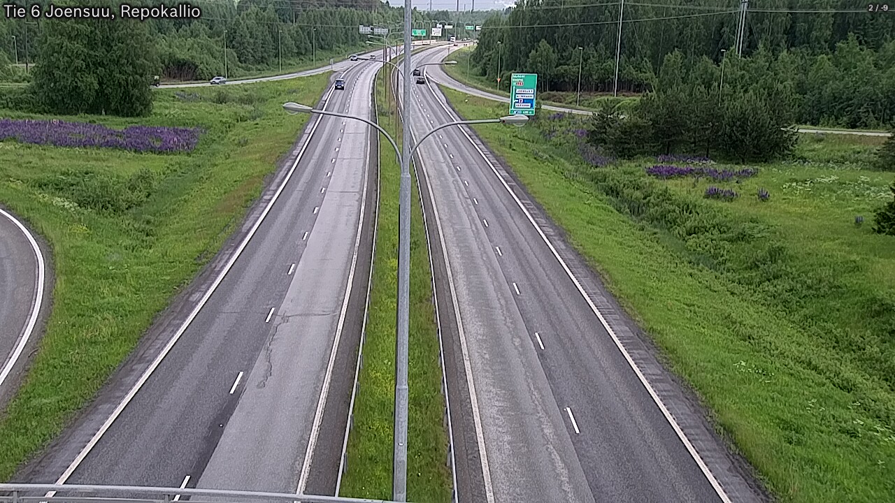 Kelikamerat Kuva Tie 6 Joensuu, Repokallio, Joensuu, Pohjois-Karjala