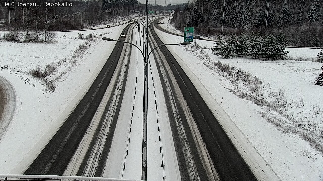 Kelikamerat Kuva Tie 6 Joensuu, Repokallio, Joensuu, Pohjois-Karjala
