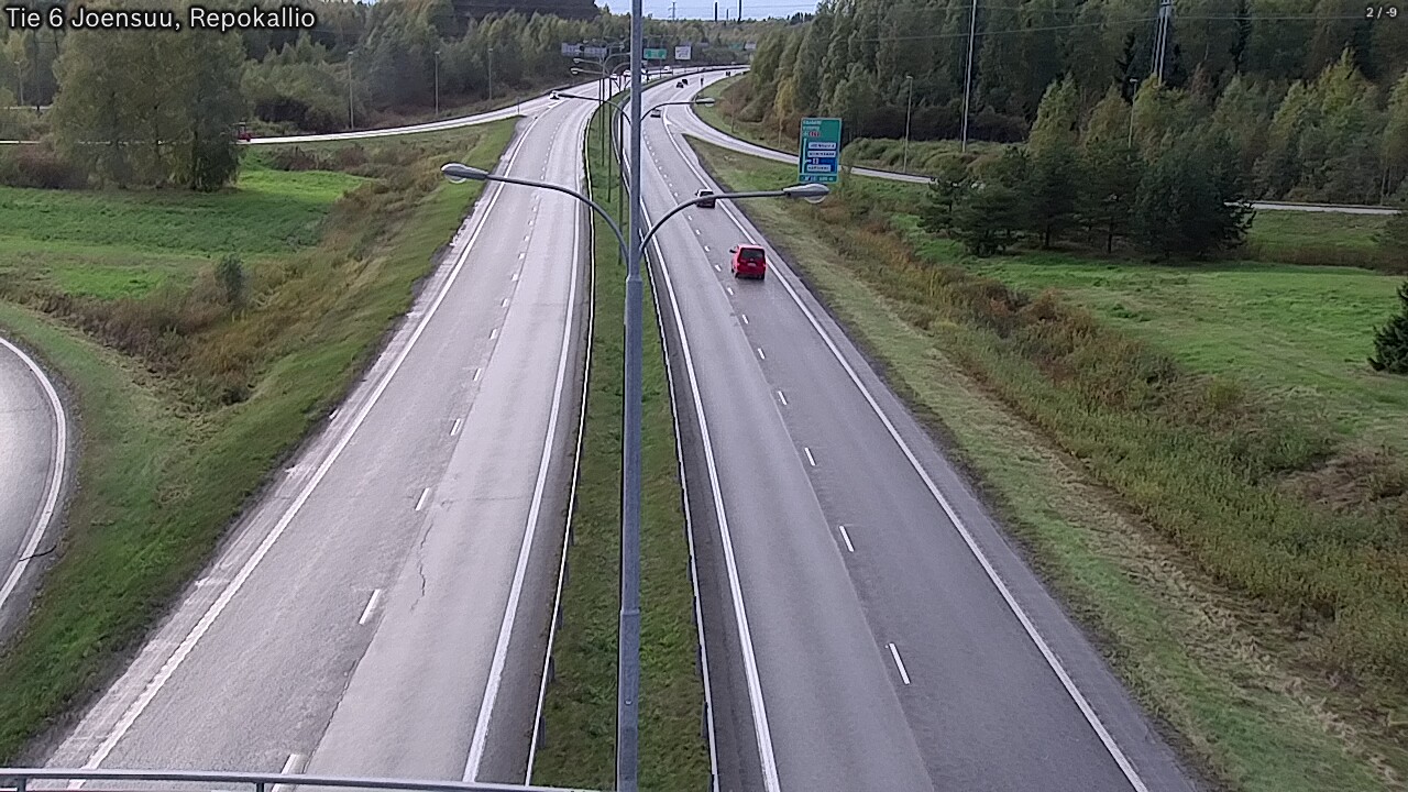 Kelikamerat Kuva Tie 6 Joensuu, Repokallio, Joensuu, Pohjois-Karjala