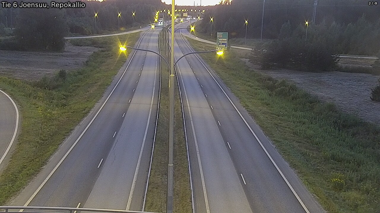 Kelikamerat Kuva Tie 6 Joensuu, Repokallio, Joensuu, Pohjois-Karjala