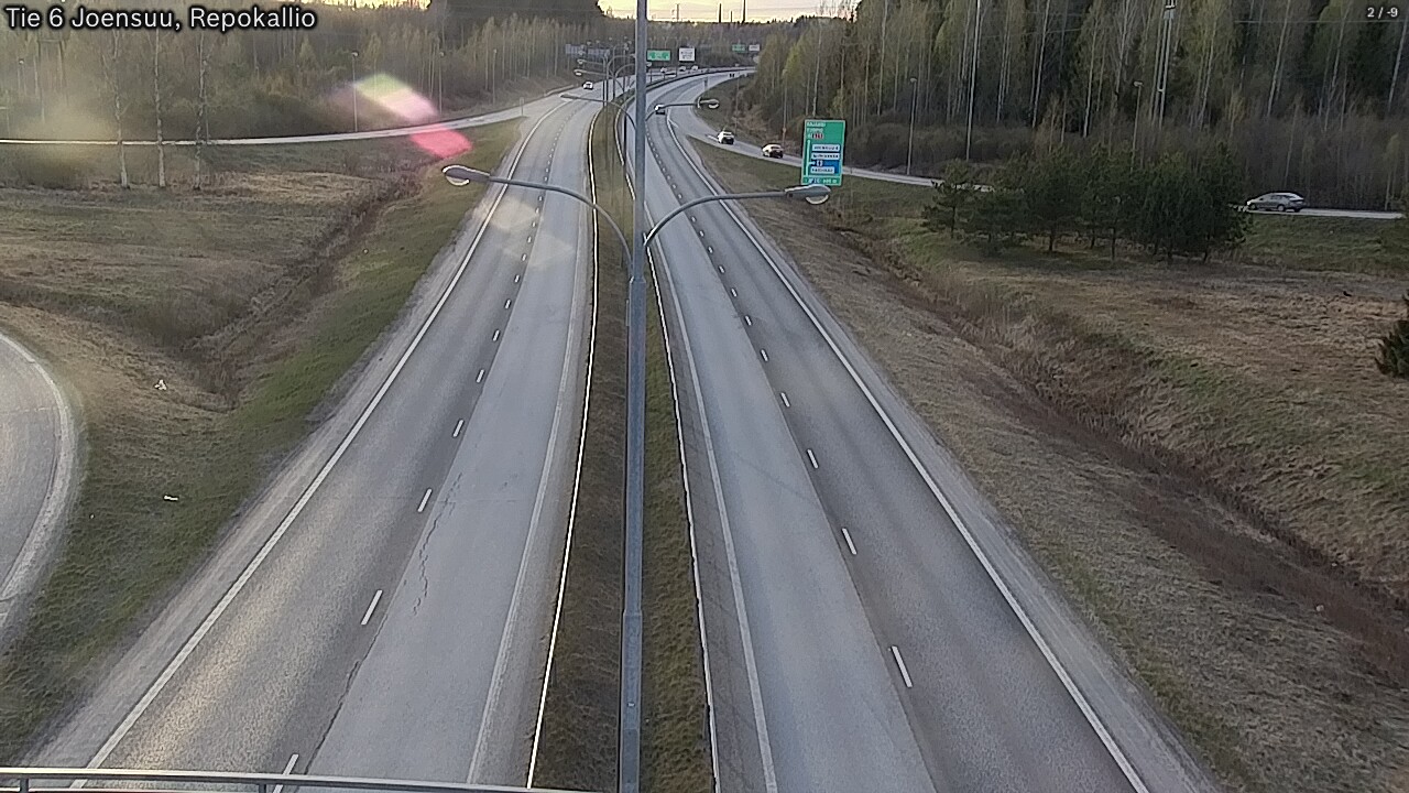 Kelikamerat Kuva Tie 6 Joensuu, Repokallio, Joensuu, Pohjois-Karjala
