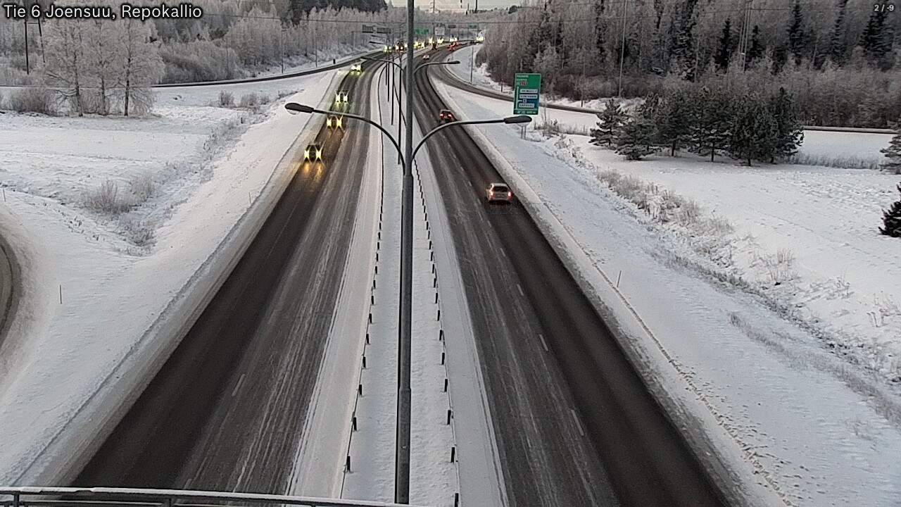 Weather Camera Image Väg 6 Joensuu, Repokallio, Joensuu, Pohjois-Karjala