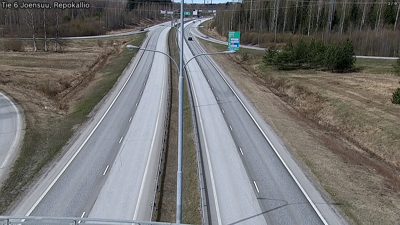 Kelikamerat Kuva Tie 6 Joensuu, Repokallio, Joensuu, Pohjois-Karjala