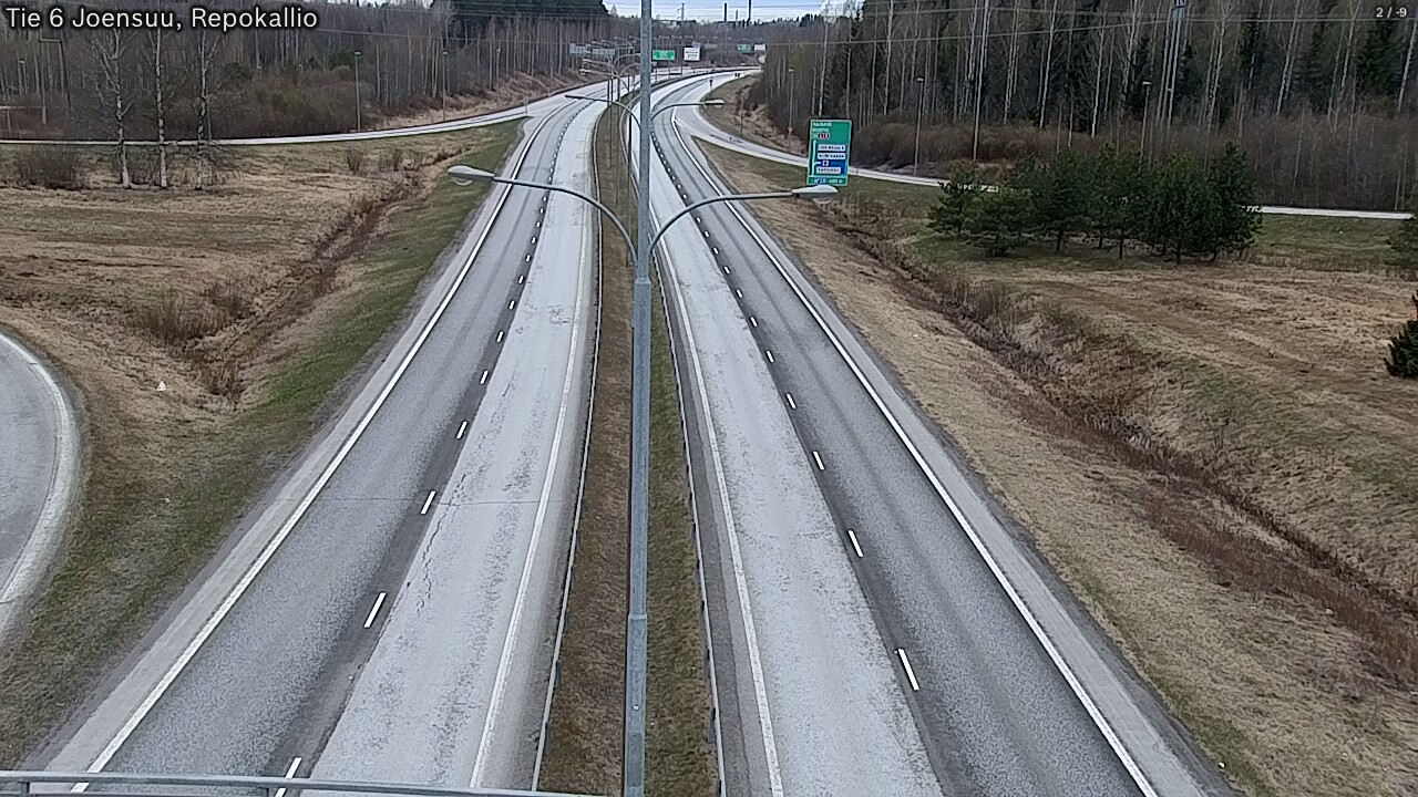Kelikamerat Kuva Tie 6 Joensuu, Repokallio, Joensuu, Pohjois-Karjala
