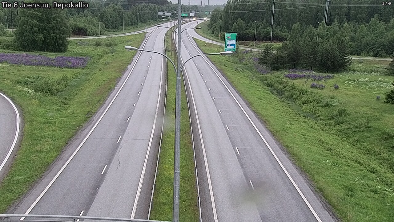 Kelikamerat Kuva Tie 6 Joensuu, Repokallio, Joensuu, Pohjois-Karjala