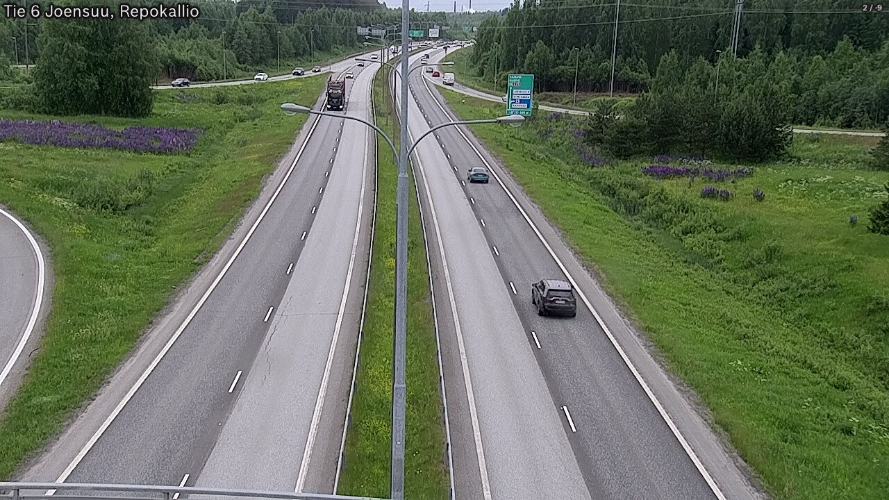 Kelikamerat Kuva Tie 6 Joensuu, Repokallio, Joensuu, Pohjois-Karjala