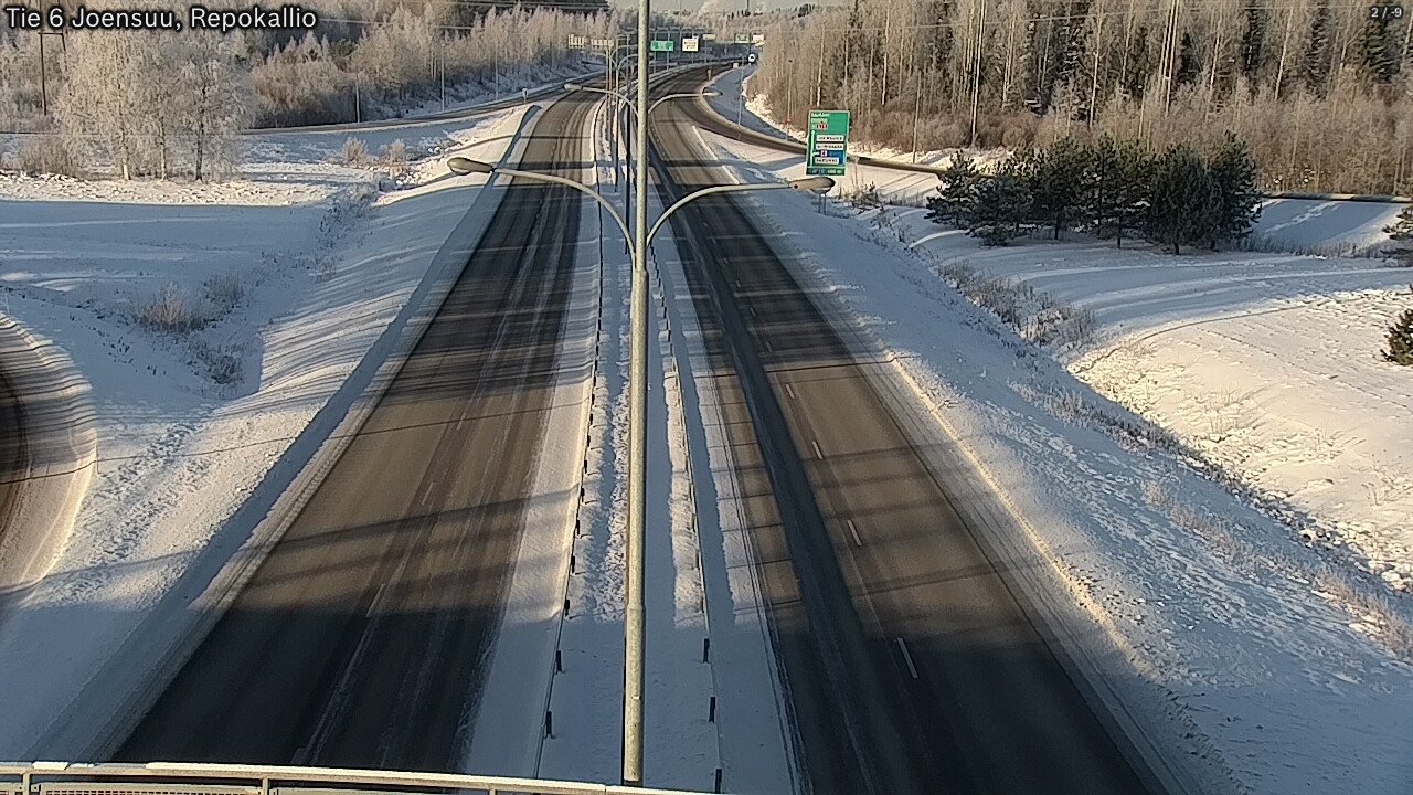 Kelikamerat Kuva Tie 6 Joensuu, Repokallio, Joensuu, Pohjois-Karjala