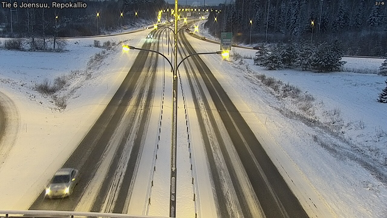 Kelikamerat Kuva Tie 6 Joensuu, Repokallio, Joensuu, Pohjois-Karjala