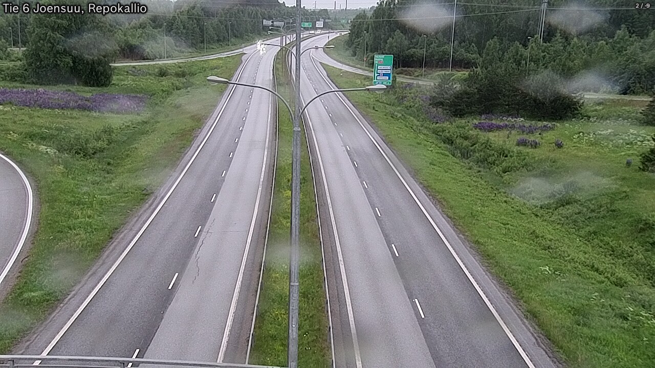 Kelikamerat Kuva Tie 6 Joensuu, Repokallio, Joensuu, Pohjois-Karjala
