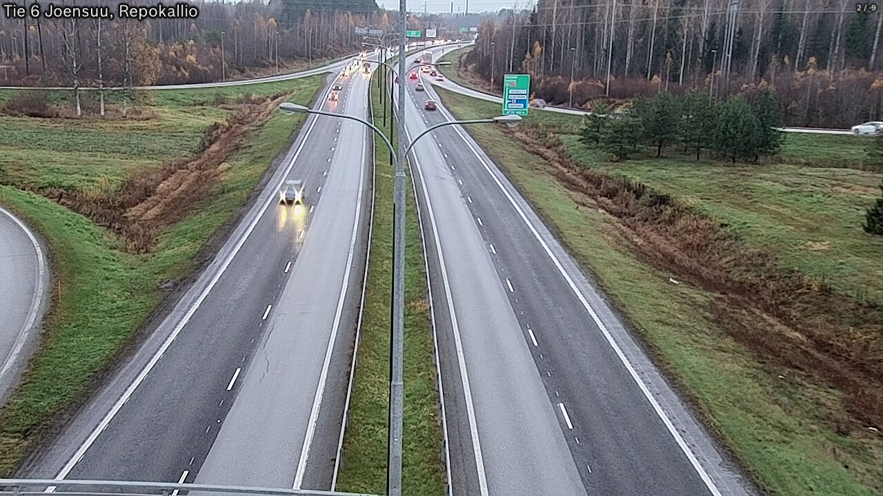 Kelikamerat Kuva Tie 6 Joensuu, Repokallio, Joensuu, Pohjois-Karjala