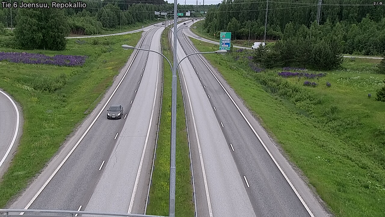 Kelikamerat Kuva Tie 6 Joensuu, Repokallio, Joensuu, Pohjois-Karjala