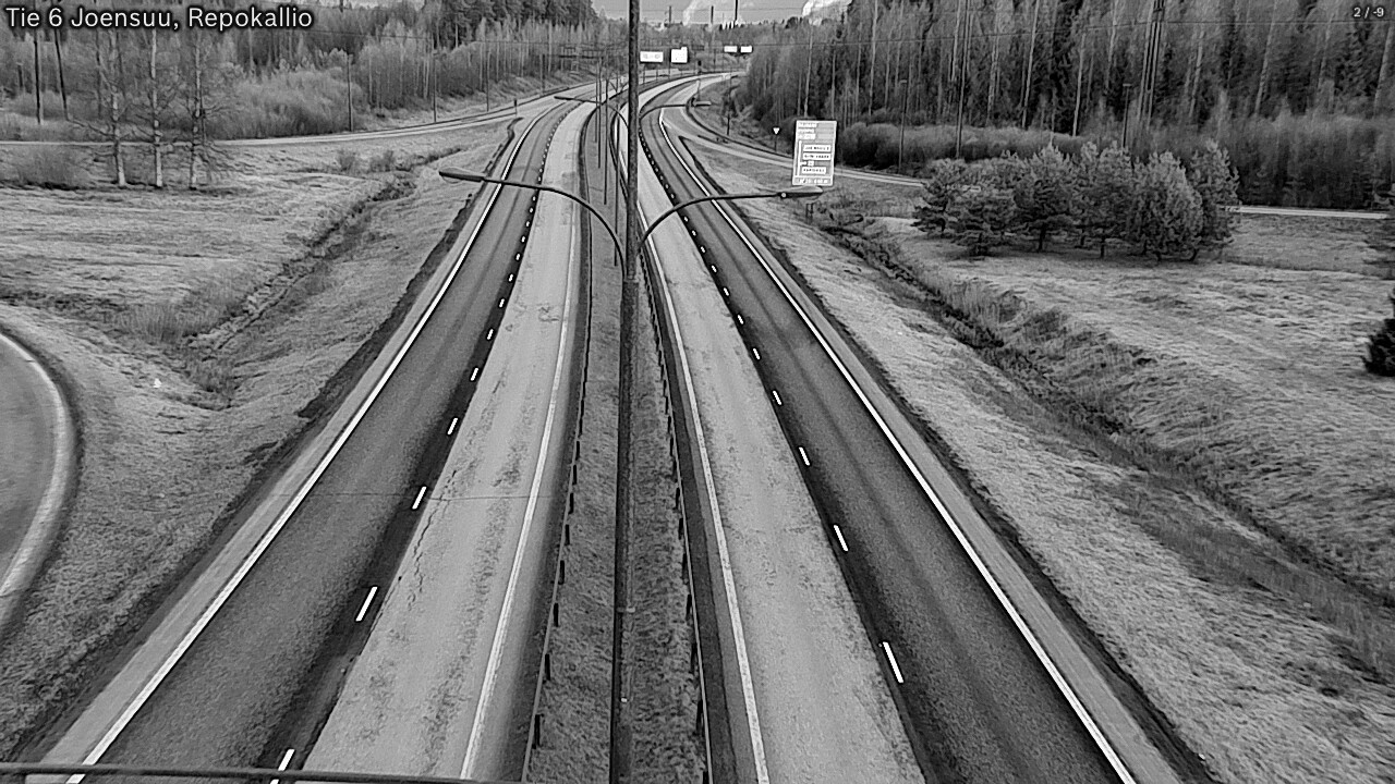 Kelikamerat Kuva Tie 6 Joensuu, Repokallio, Joensuu, Pohjois-Karjala