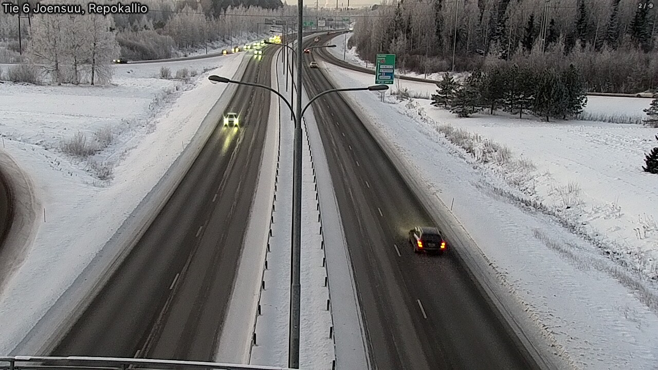 Kelikamerat Kuva Tie 6 Joensuu, Repokallio, Joensuu, Pohjois-Karjala