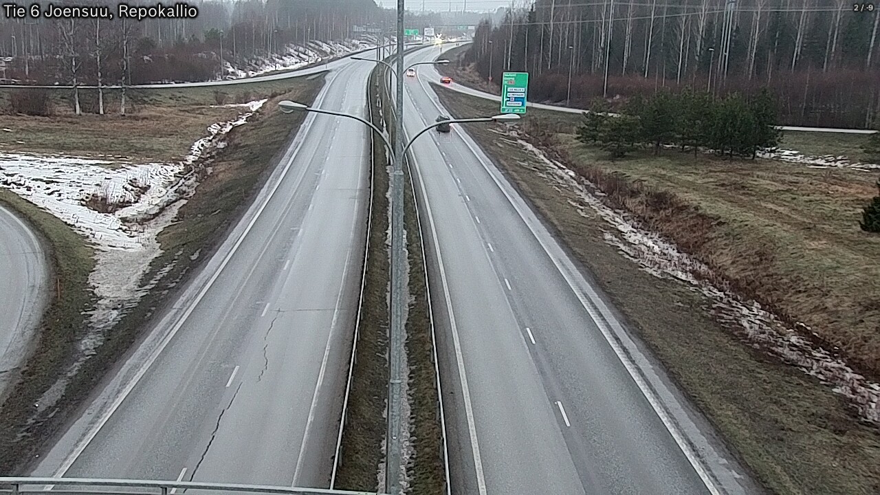 Kelikamerat Kuva Tie 6 Joensuu, Repokallio, Joensuu, Pohjois-Karjala