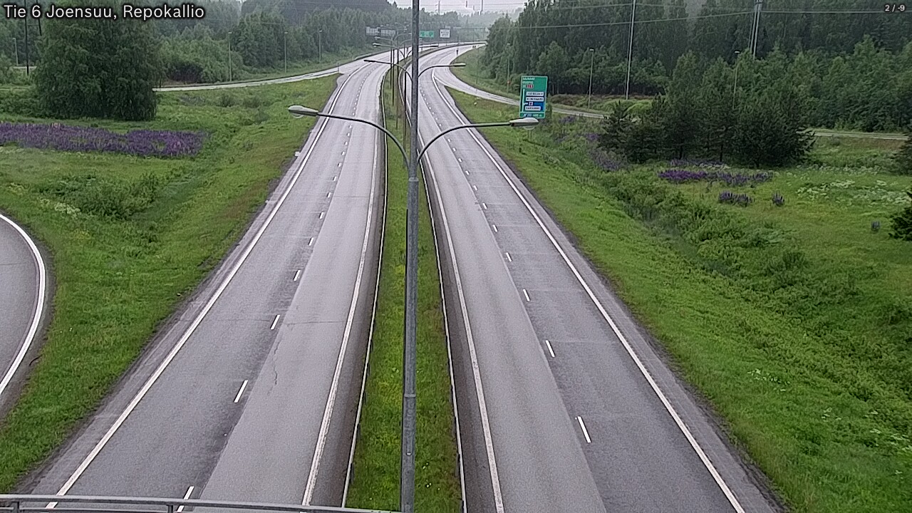 Kelikamerat Kuva Tie 6 Joensuu, Repokallio, Joensuu, Pohjois-Karjala