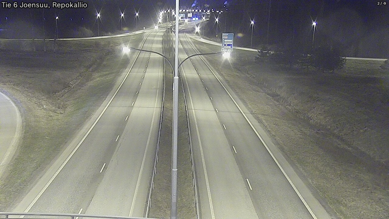 Weather Camera Image Väg 6 Joensuu, Repokallio, Joensuu, Pohjois-Karjala
