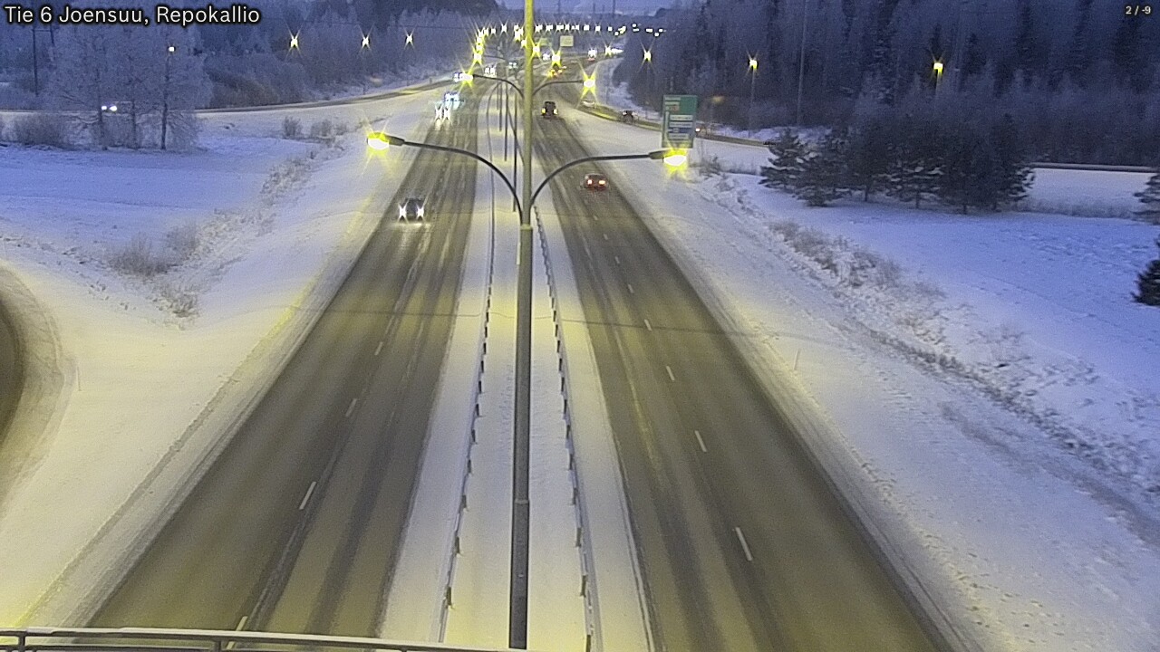 Kelikamerat Kuva Tie 6 Joensuu, Repokallio, Joensuu, Pohjois-Karjala