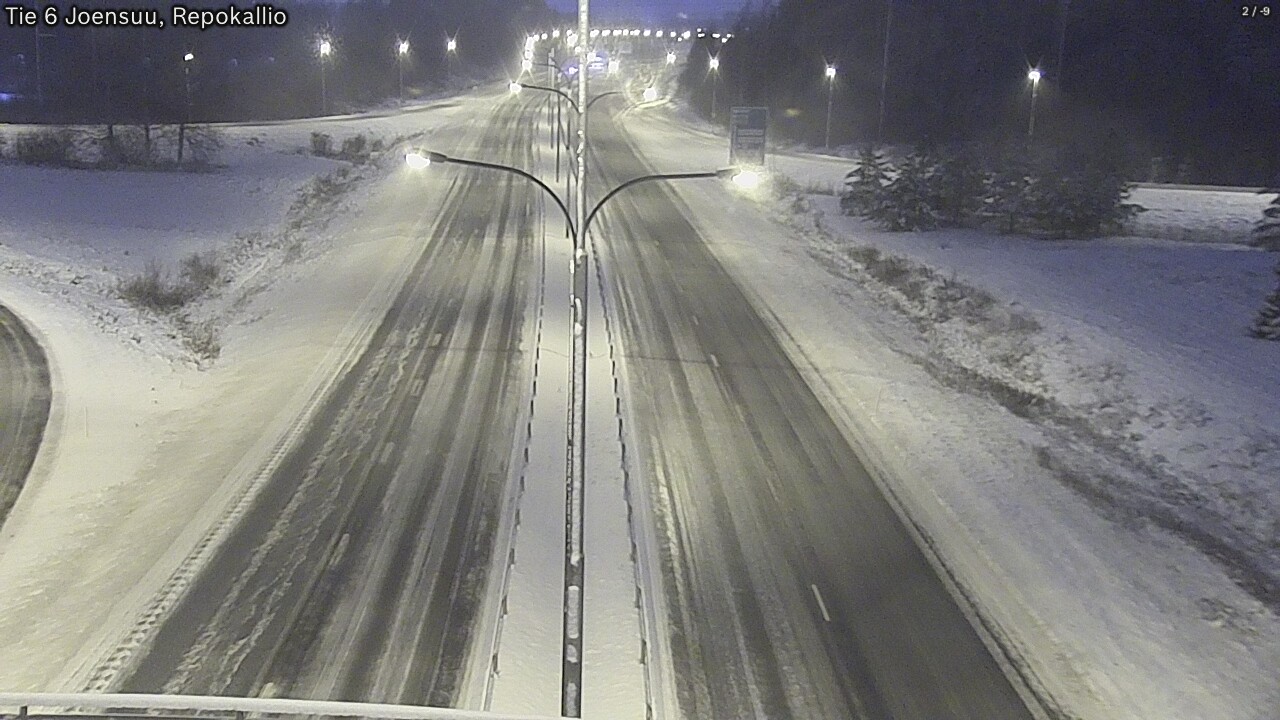 Weather Camera Image Väg 6 Joensuu, Repokallio, Joensuu, Pohjois-Karjala