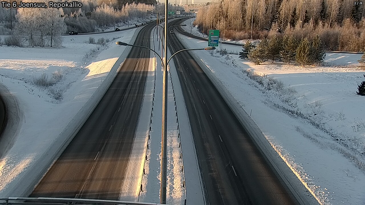 Kelikamerat Kuva Tie 6 Joensuu, Repokallio, Joensuu, Pohjois-Karjala