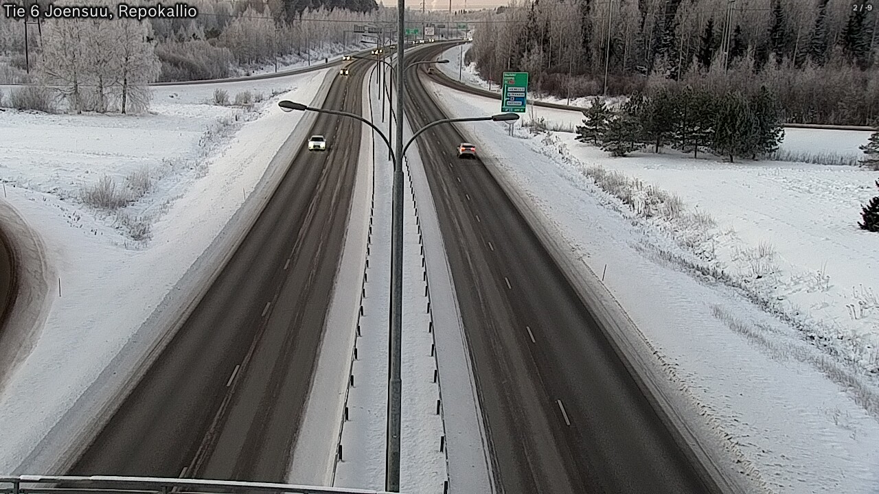 Kelikamerat Kuva Tie 6 Joensuu, Repokallio, Joensuu, Pohjois-Karjala