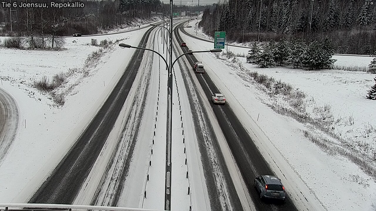 Kelikamerat Kuva Tie 6 Joensuu, Repokallio, Joensuu, Pohjois-Karjala