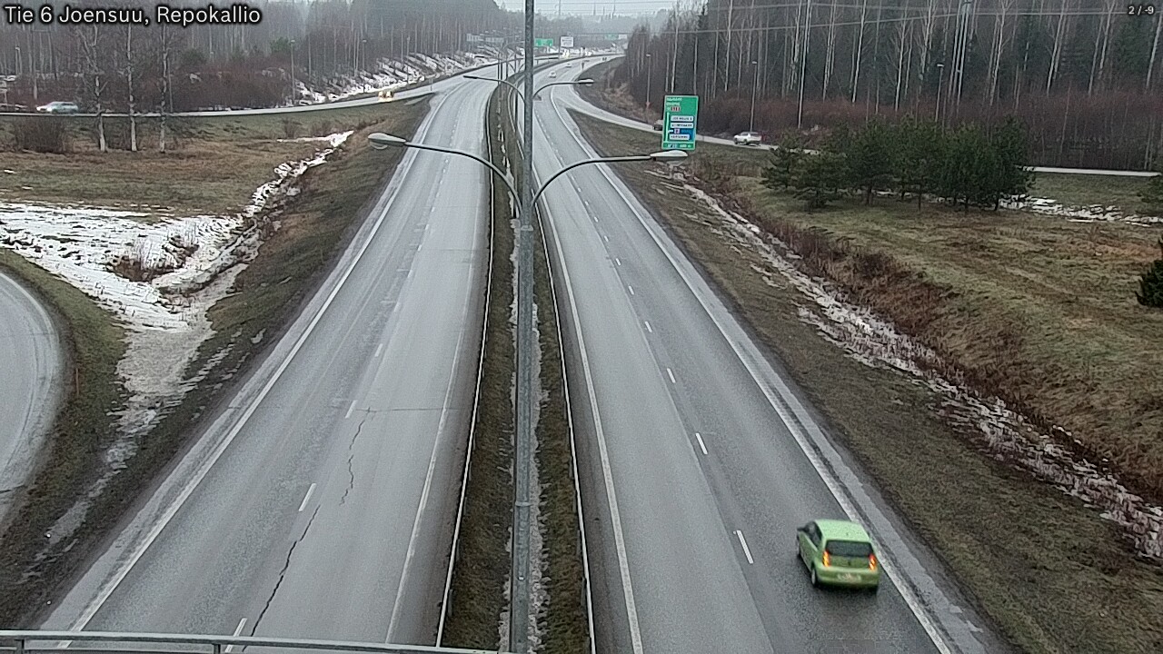 Kelikamerat Kuva Tie 6 Joensuu, Repokallio, Joensuu, Pohjois-Karjala