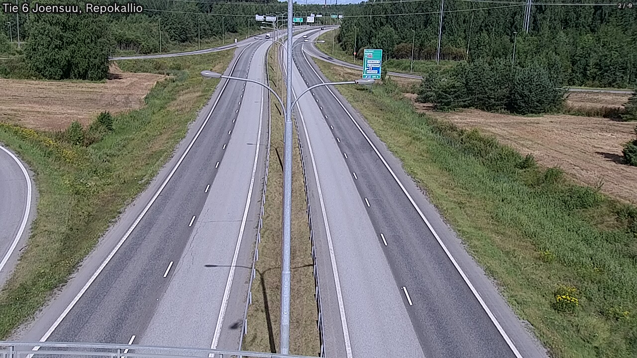Kelikamerat Kuva Tie 6 Joensuu, Repokallio, Joensuu, Pohjois-Karjala