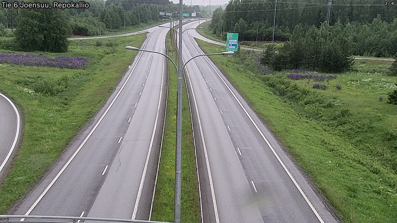 Kelikamerat Kuva Tie 6 Joensuu, Repokallio, Joensuu, Pohjois-Karjala