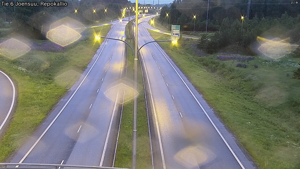 Kelikamerat Kuva Tie 6 Joensuu, Repokallio, Joensuu, Pohjois-Karjala