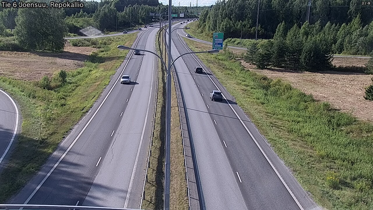 Kelikamerat Kuva Tie 6 Joensuu, Repokallio, Joensuu, Pohjois-Karjala