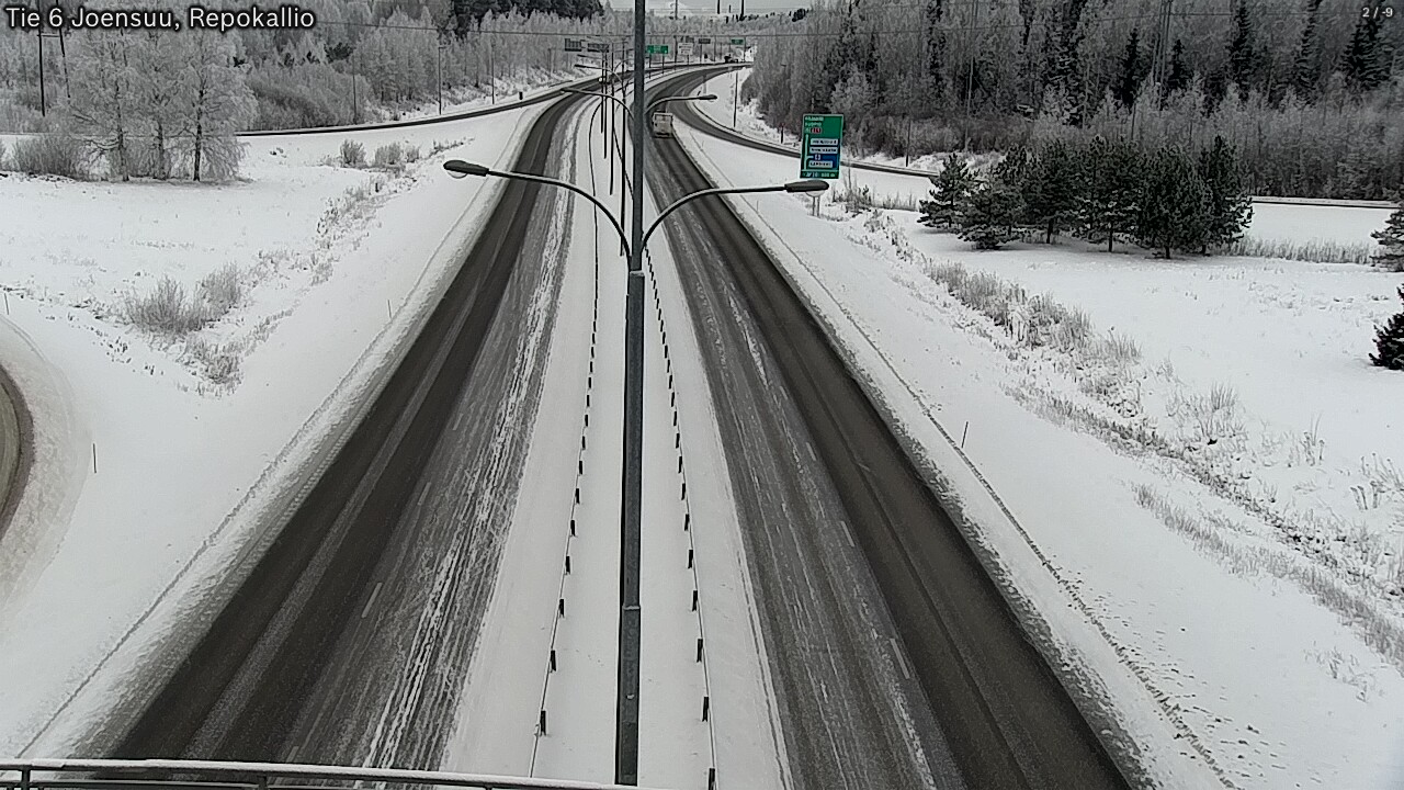 Weather Camera Image Road 6 Joensuu, Repokallio, Joensuu, Pohjois-Karjala